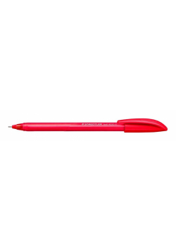 Długopis jednorazowy trójkątny czerwony (10szt)