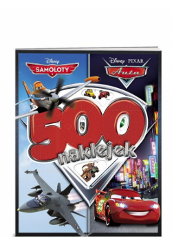 Auta Samoloty 500 naklejek