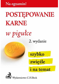 Postępowanie karne w pigułce Wydanie 2