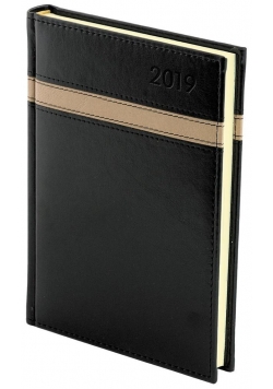 Kalendarz 2019 A5 Tygodniowy przeszywany Safiano