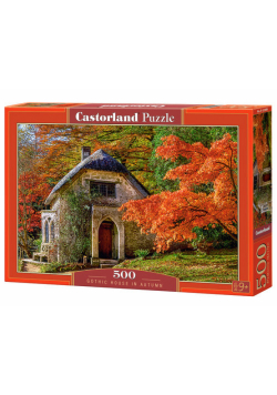 Puzzle Gothic House in Autumn 500