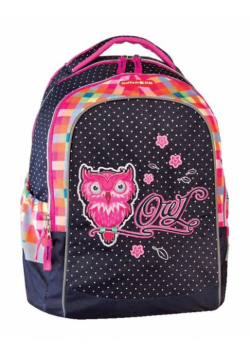 Plecak szkolny dwukomorowy Owl