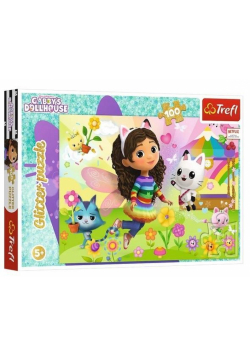 Puzzle 100 Glitter Brokatowa Gabby TREFL