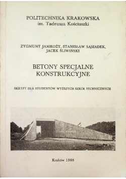 Betony specjalne konstrukcyjne