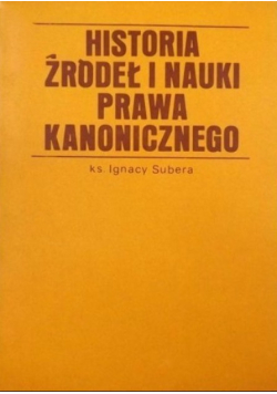 Historia źródeł i nauki prawa kanonicznego