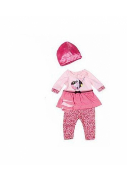 Ubranko dla lalek Baby born Classic City Style różowe