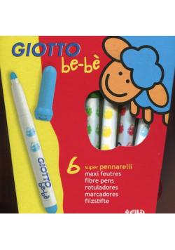 Giotto Bebe Flamastry 6 sztuk