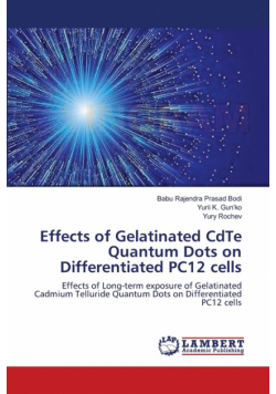 Effects of Gelatinated CdTe Quantum Dots on Differentiated PC12 cells
