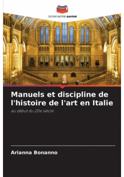 Manuels et discipline de l'histoire de l'art en Italie