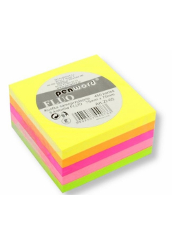 Kostka samoprzylepna fluo 75x75mm 450K