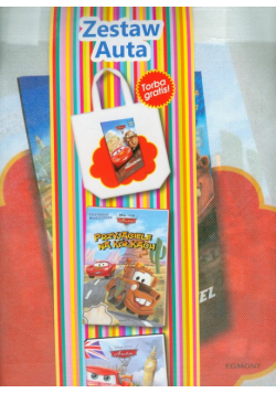 Auta Zestaw (2 książki+torba)