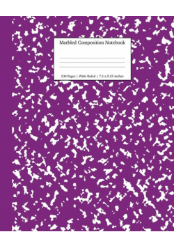 Marbled Composition Notebook