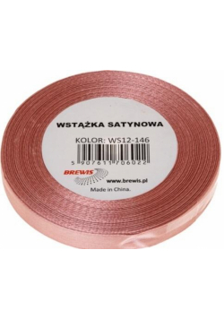 Wstążka satynowa guma balonowa 6mm x 32m