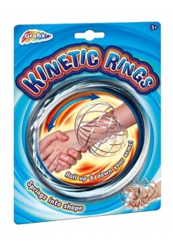 Kinetic rings silver