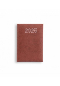 Kalendarz 2025 B7 Standard brązowy