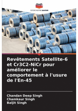 Revêtements Satellite-6 et Cr3C2-NiCr pour améliorer le comportement à l'usure de l'En-45