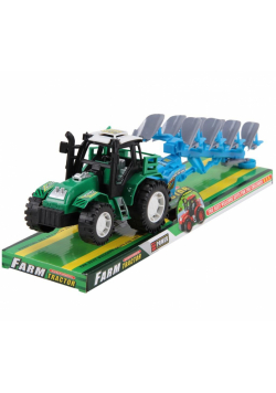 Traktor z pługiem