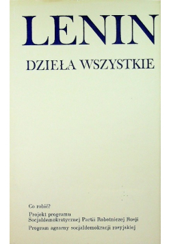 Lenin dzieła wszystkie Tom 6