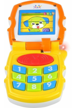 Muzyczny telefon żółty