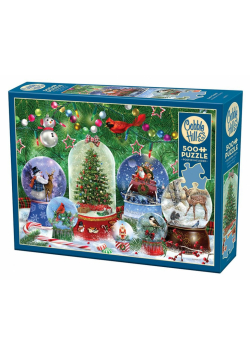 Puzzle 500 Śnieżne kule G3