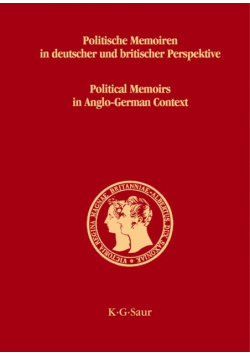 Politische Memoiren in deutscher und britischer Perspektive Tom 23