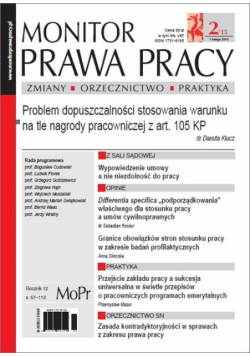 Monitor Prawa Pracy Nr 2/201
