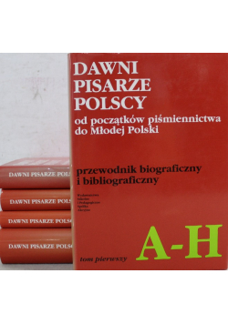 Dawni pisarze Polscy od początków piśmiennictwa od Młodej Polski Tom 1 do 5