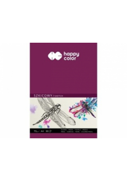 Szkicownik A5 Happy Color klejony 80 ark.70gsm