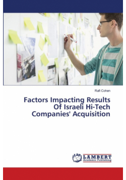 Factors Impacting Results Of Israeli Hi-Tech Companies' Acquisition