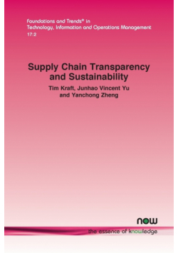 Supply Chain Transparency and Sustainability