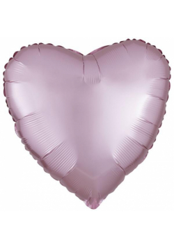 Balon foliowy Lustre Pastel różowy serce 43cm