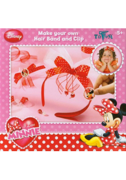 Minnie Hair Band and Clip Opaska Na Włosy