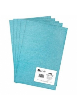 Filc poliestrowy A4 aqua 5szt