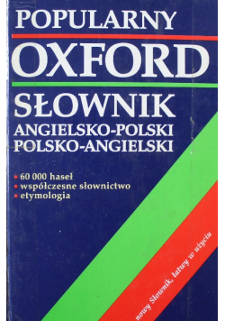 Popularny słownik angielsko  -  polski polsko  -  angielski