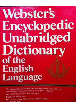 Webster's Encyclopedic Unabridged Dictionary of the English Language