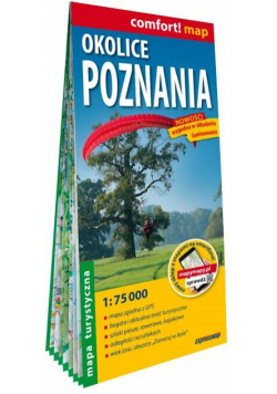 Comfort!map Okolice Poznania 1:75 000 mapa w.2024