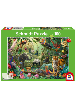 Puzzle 100 Kolorowa dżungla 112714