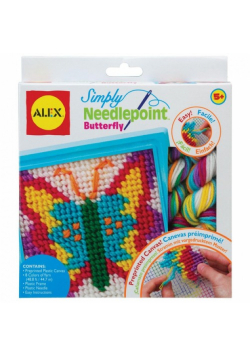 Proste hafty Motyl