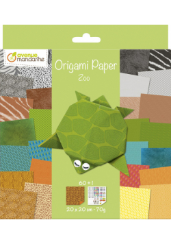 Papier do origami Zoo