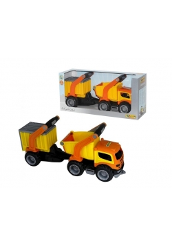 Samochód - wywrotka z naczepą GripTruck