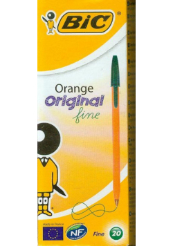 Długopis Orange Original Zielony Pudełko 20 sztuk