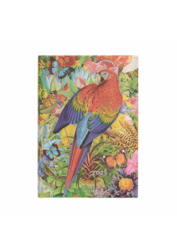 Kalendarz Paperblanks 2025 Tropical Garden Midi tygodniowy VER