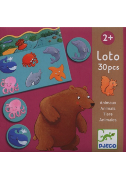 Gra edukacyjna lotto Zwierzęta