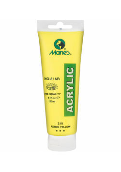 Farba akrylowa żółta Maries 120 ml 816B-215