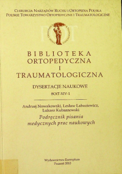 Biblioteka ortopedyczna i trumatologiczna
