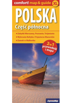 Polska Część północna 2w1 przewodnik i mapa