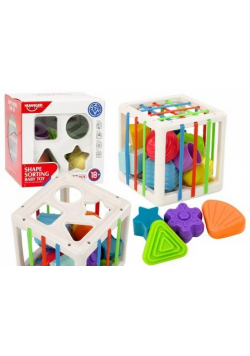 Sorter edukacyjna kostka kolorowa
