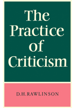 The Practice of Criticism