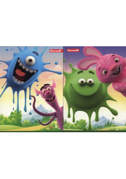 Zeszyt A5 w kratkę 16 kartek Splash 20 sztuk mix
