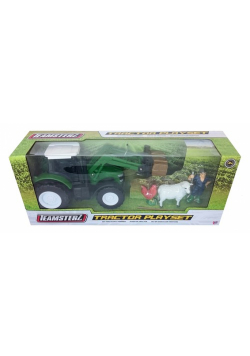 Zestaw rolniczy Traktor zielony + owca